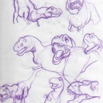 t-rex sketch