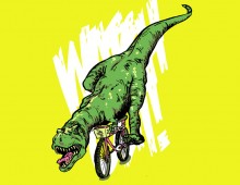 T-Rex biking